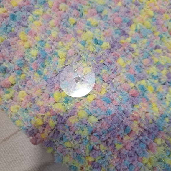 Juicy Couture Pastel Multicolor Knit Scarf - Picture 9 of 10